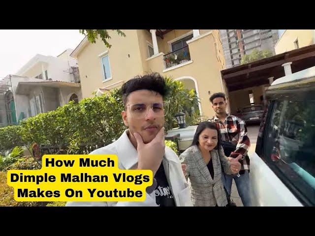 How Much Does Dimple Malhan Vlogs Earn From YouTube Newest In February 2025? Here's the data