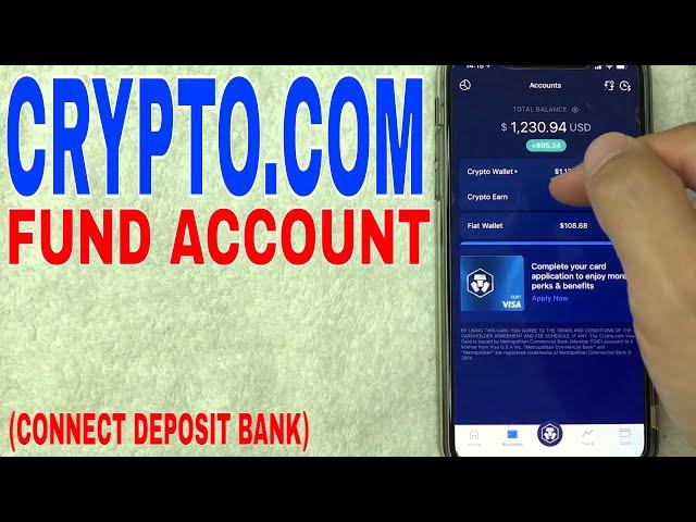  How To Fund Crypto.com Deposit Account With ACH Transfer 