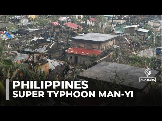 Trail of destruction as Super Typhoon Man-yi lashes the Philippines