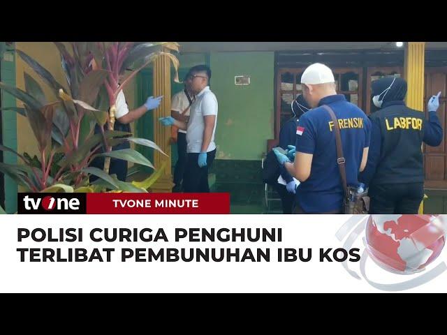 Olah TKP Ulang di Ngawi, Polisi Curigai Penghuni Kos Terkait Kasus Pembunuhan Ibu Kos | tvOne Minute