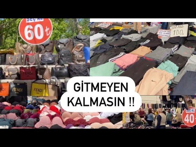 ERENKÖY SOSYETE PAZARI UZUN VİDEO-YENİ ÜRÜNLERÇANTAELBİSEMAYO🩱BİKİNİİSTANBUL SOSYETE PAZARI