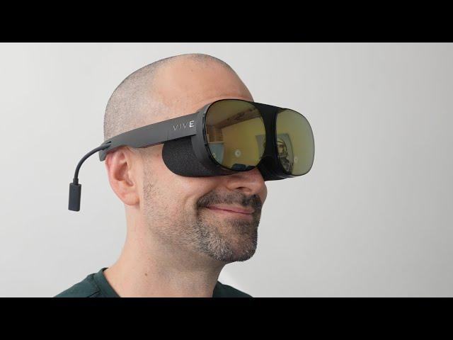 HTC Vive Flow VR | Virtual Reality Glasses Face-On Review