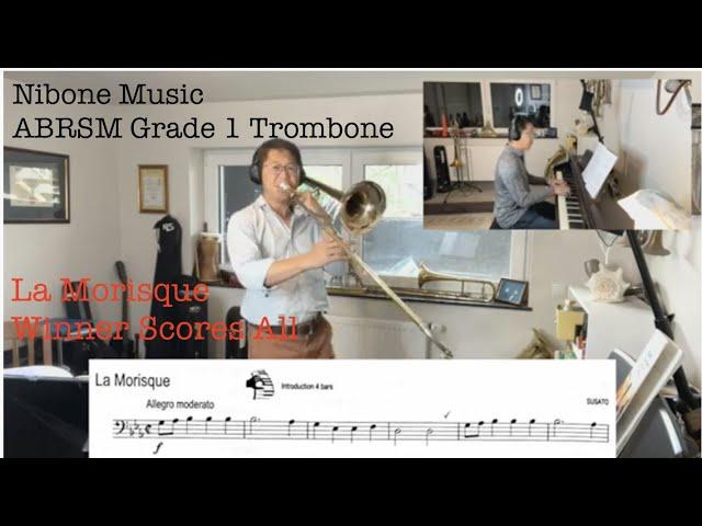 La Morisque - Winner Scores All (ABRSM Trombone Grade 1 A:8) w/Karaoke play along video