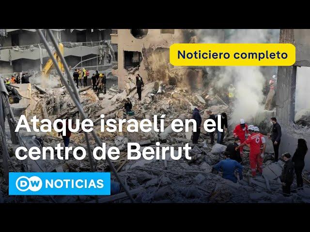  DW Noticias 23 noviembre: 15 muertos tras bombardeo en Beirut [Noticiero completo]