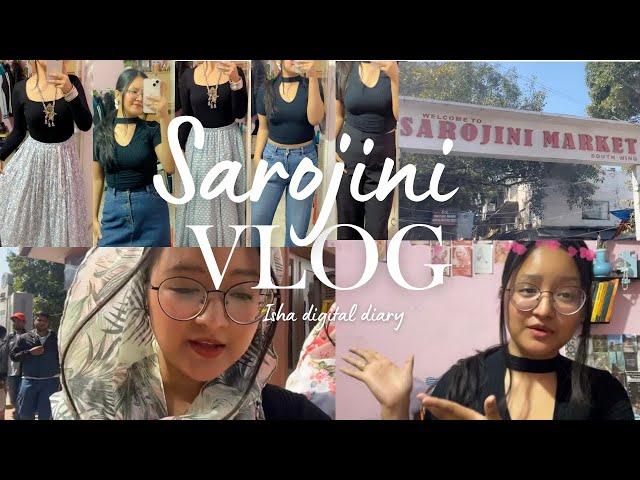 Sarojini nagar , shopping vlog & try on haul **