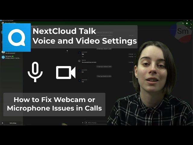 ServerMatter Tutorial - How to Change Voice and Video Settings in NextCloud Talk