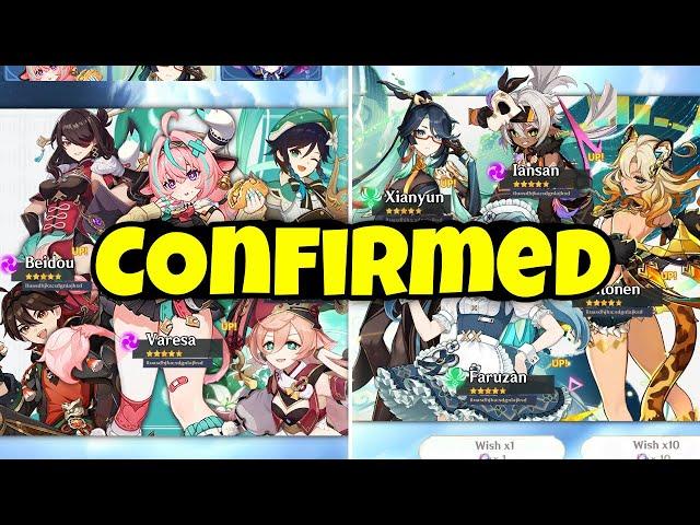 NEW UPDATE! CONFIRMED 5.5 BANNERS WITH 4-STARS + FREE CHARACTER- Genshin Impact