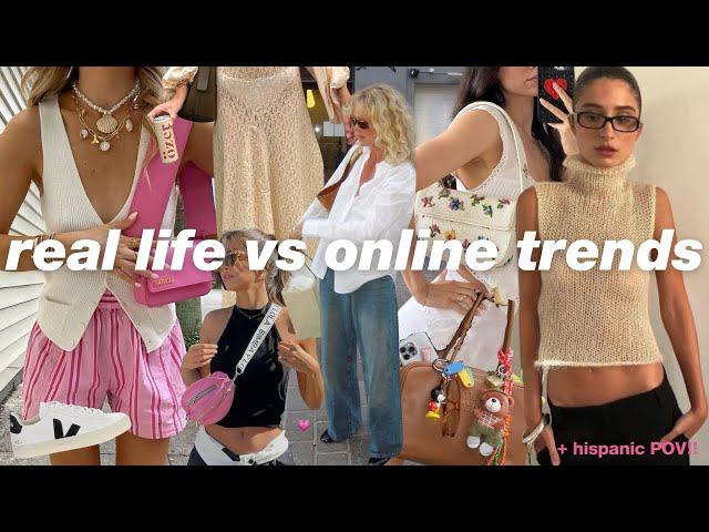 real life vs online fashion trends *extremely different* ep.1