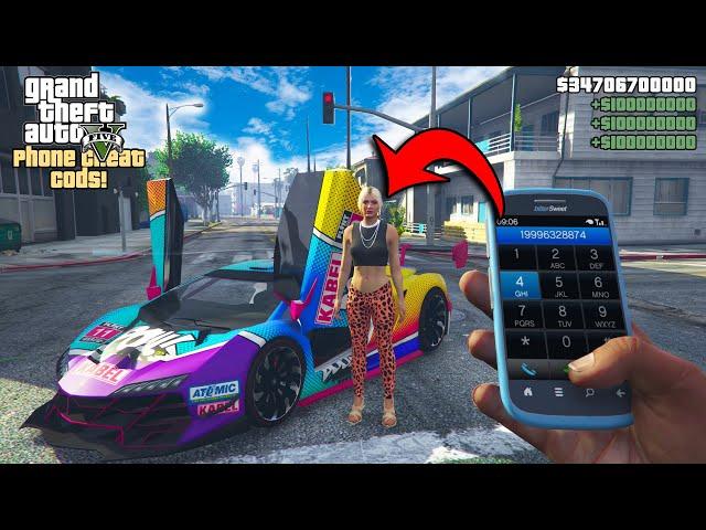 GTA 5 - Phone Cheat Cods! (PS5, PS4, PS3, PC & Xbox)