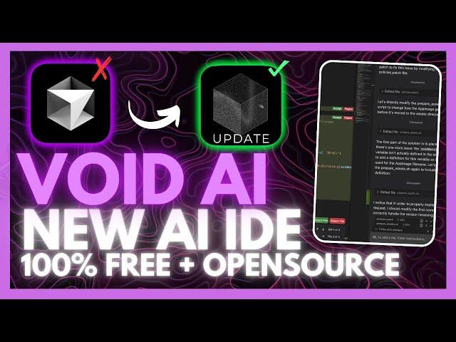 Void IDE UPDATE: 100% FREE AI Agentic IDE - Cursor Alternative! FREE API + MCP (Opensource)