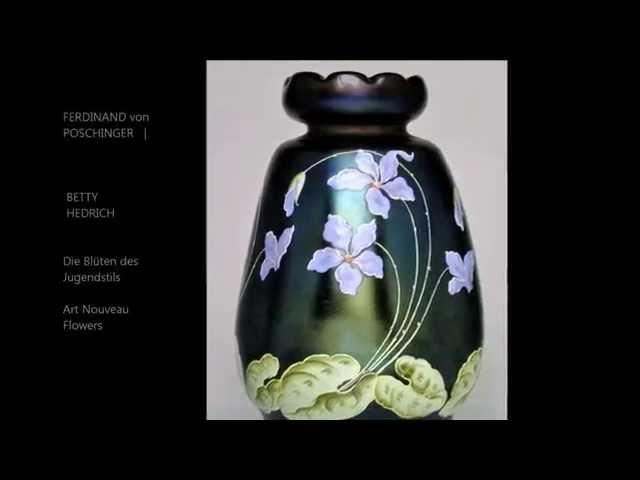 JUGENDSTIL GLAS ART NOUVEAU : LOETZ KRALIK POSCHINGER TIFFANY ...