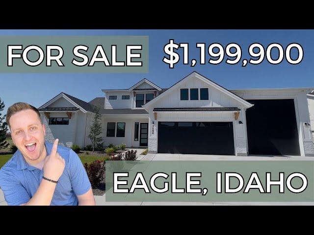 Eagle Idaho Luxury Home Tour | $1,199,900 | Solitude Homes | Legacy Subdivision | RV Bay | For Sale