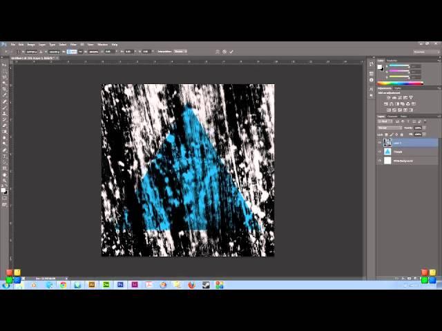 Tutorial for using channels for distress patterns in photoshop