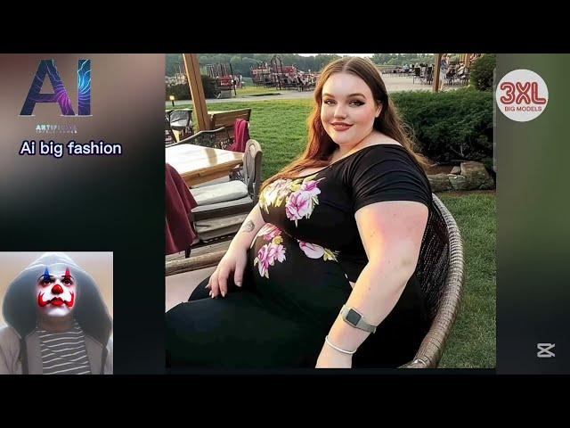 Ai big size fashion  : ai plus size fashion #ai ai plus size model curvy