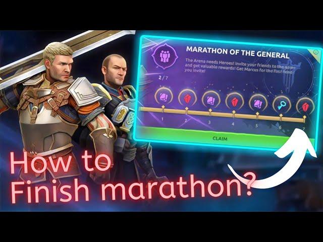 How to Complete Marcus Marathon "conventional method"  || Shadow Fight 4 Arena