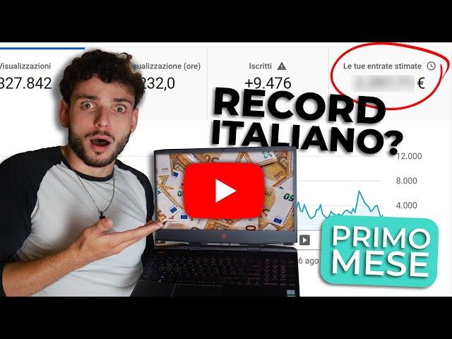 Quanto Ho GUADAGNATO su YOUTUBE il primo mese di MONETIZZAZIONE