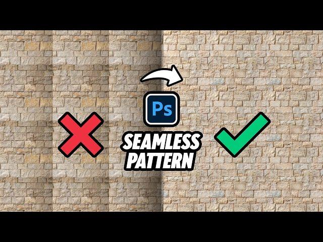 Turn Any Texture Into Seamless Pattern in Photoshop!