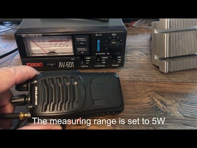 Baofeng BF-888S RF Power Test