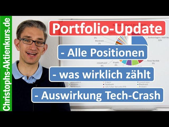 Portfolio-Update April 2022: Wie schlägt sich das Depot im "Tech-Crash"?