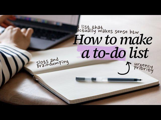 4 Steps to Create a To-Do List