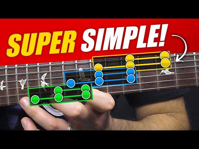 Play Guitar Solos over the ENTIRE Fretboard with 5-Notes!