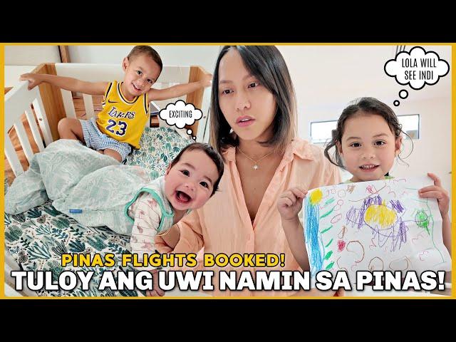 UUWI KAMI NG PINAS! NAKA BOOK NA ANG FLIGHTS! ️ | rhazevlogs