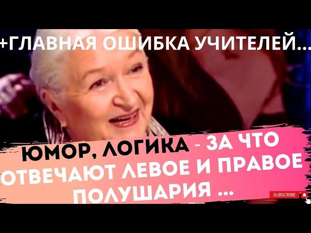 Левое и правое полушария мозга отвечают за ... Татьяна Черниговская