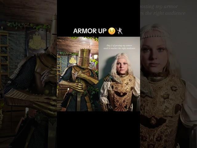 ARMOR UP!  #kingemiliothearmoredone #emiliothearmoredone #fantasy #kingemilio #knight #knights