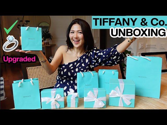 TIFFANY & CO. UNBOXING | Tiffany SETTING  DETAILS |  BUYING TIPS & OUR STORY | CHARIS️