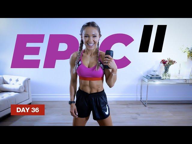 THE DROP HIIT Cardio Full Body Workout | EPIC II - Day 36