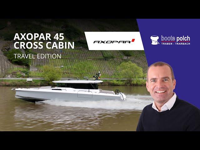 Axopar 45 Cross Cabin – Travel Concept vor Auslieferung – 3 x 300ps V8