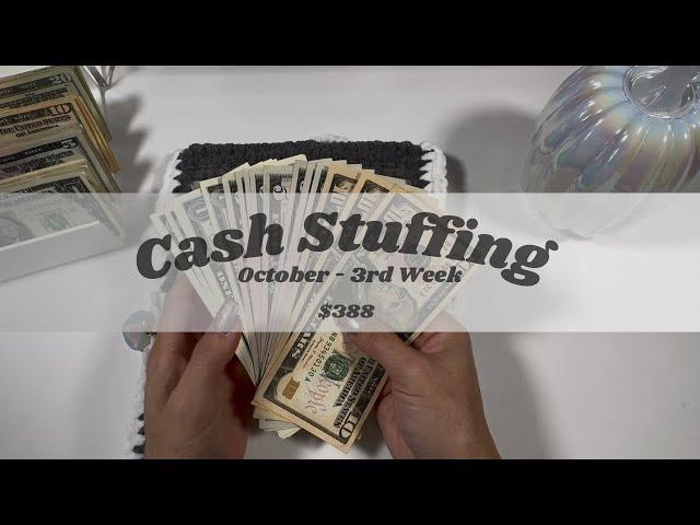 CASH STUFFING | $388 | OCTOBER | WEEK 3 | THE BUDGET MOM INSPIRED