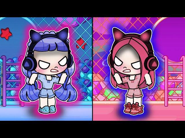 Twin Sisters But Opposite Personalities | Avatar World | Pazu | Toca Life World