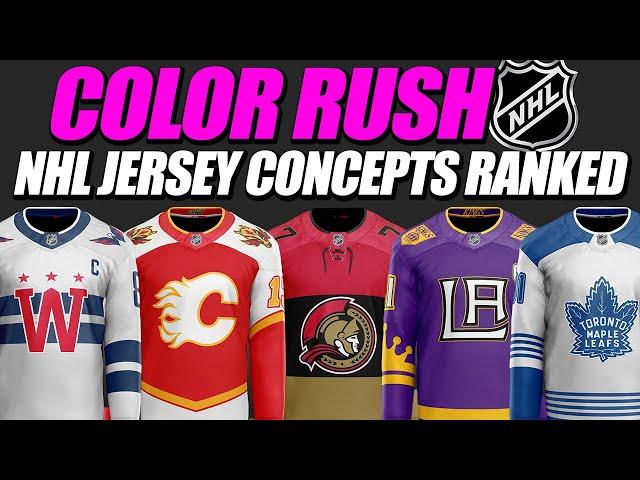 COLOR RUSH NHL Jersey Concepts Ranked!