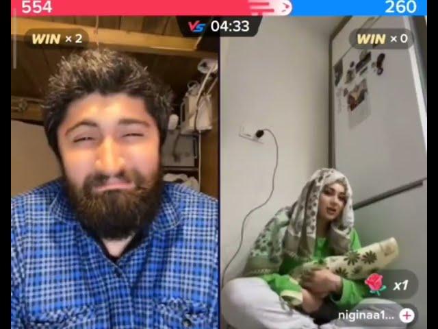 Daxshat  Nigina sadaqa so'rab utiribdi bolasi bilan | tik tok shou