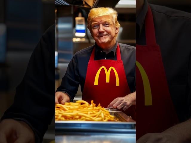 #presidenttrump #trump #mcdonalds