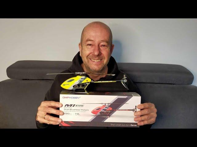 Unboxing Magic: My new OMPHOBBY M1 EVO arrived + Maiden Flight!