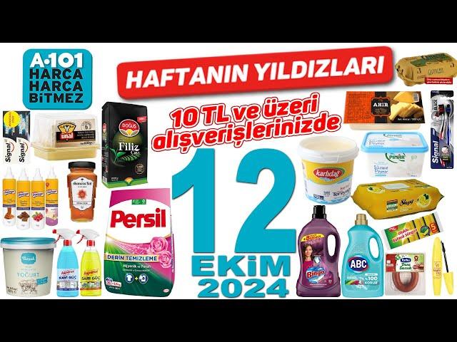 A101 12 EKİM 2024 | A101 KAMPANYA VE İNDİRİM KATALOĞU | A101DE BU HAFTA TEMİZLİK GIDA | A101 İNDİRİM