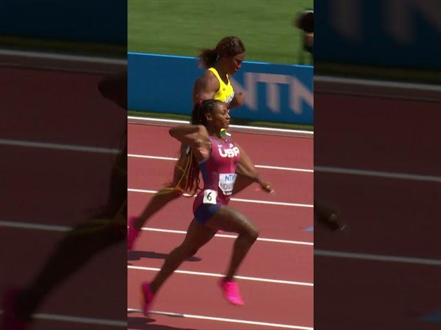 Iconic moment from Sha'Carri Richardson   #usa #sports #running #athlete #athletics