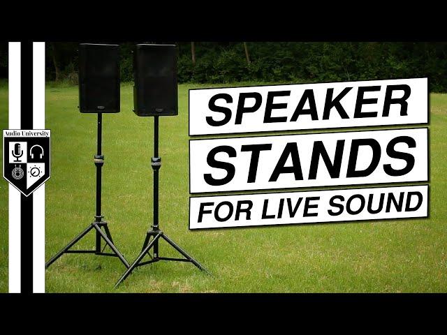 Best Speaker Stands For Live Sound, DJs, & PA Systems