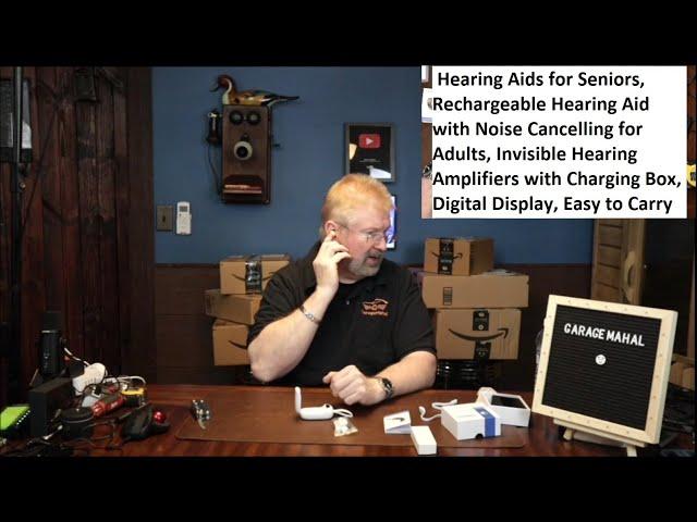 Hearing Aids, Rechargeable Hearing Aids with Noise Cancelling, Invisible Hearing Amplifiers