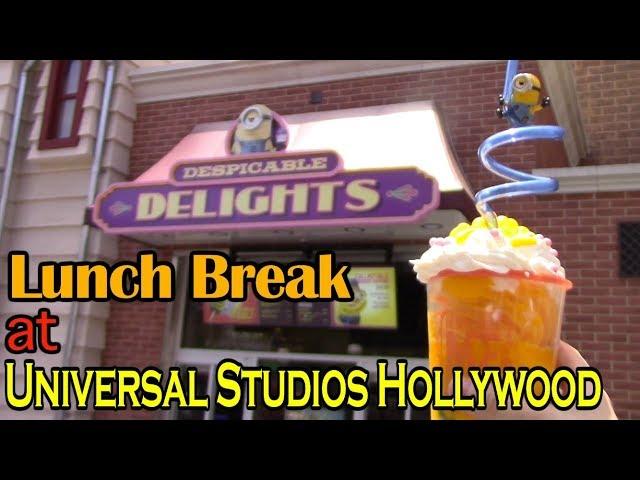 Lunch Break at Universal Studios Hollywood- The Freeze Ray Smoothie