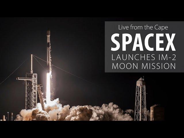 Watch live: SpaceX Falcon 9 rocket launches IM-2 Moon mission from Kennedy Space Center