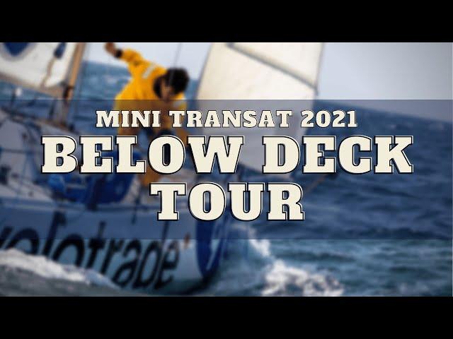 Onboard Velotrade Boat  Mini Transat 2021