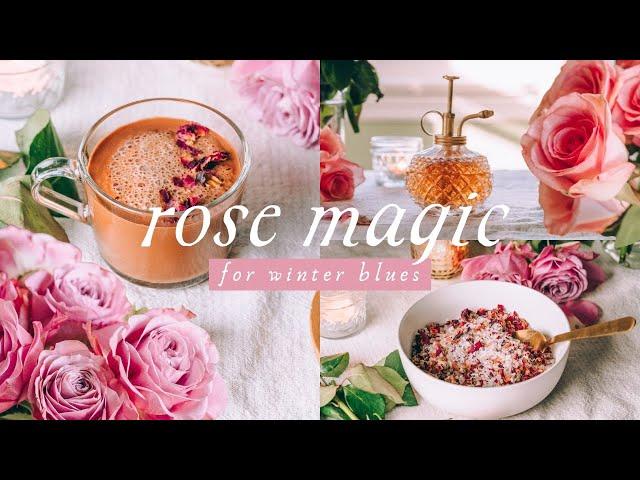 MAGICAL ROSE RECIPES & DIYS  Rose Room Spray, Hot Chocolate, and Bath Salts