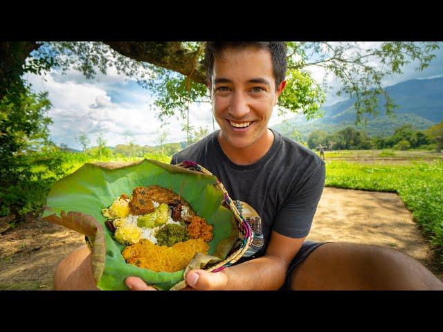 Sri Lankan Village Food  FARMER'S LOTUS LEAF LUNCH + UNIQUE New Year Food in Sri Lanka!!