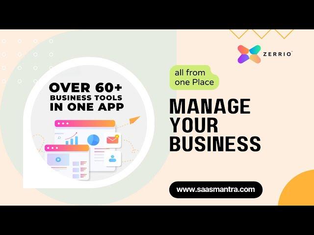 Zerrio  Lifetime Deal |  Grow Your Business From a Centralized Workspace  |  SaaS Mantra