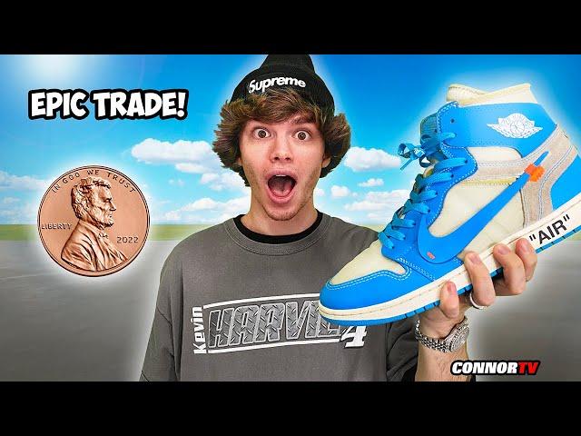 Trading a Penny to a PS5 to a Tesla *Off-White Jordan 1* Ep. 35