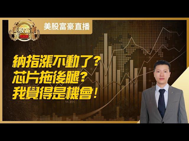 【美股富豪】纳指涨不动了？芯片拖后腿？我觉得是机会！