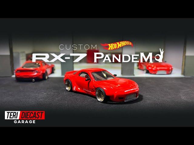 Mazda RX-7 Pandem Widebody Custom Hot Wheels